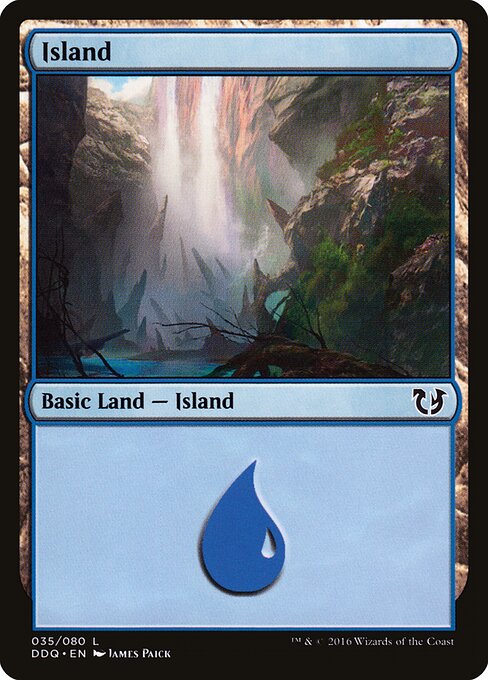Island — Duel Decks: Blessed vs. Cursed #35, art by James Paick
