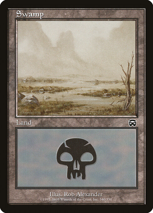 Swamp — Mercadian Masques #340, art by Rob Alexander