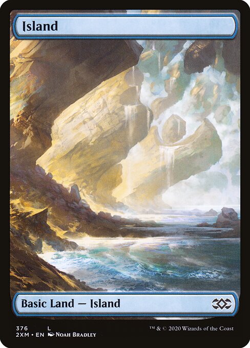 Island — Double Masters #376, art by Noah Bradley