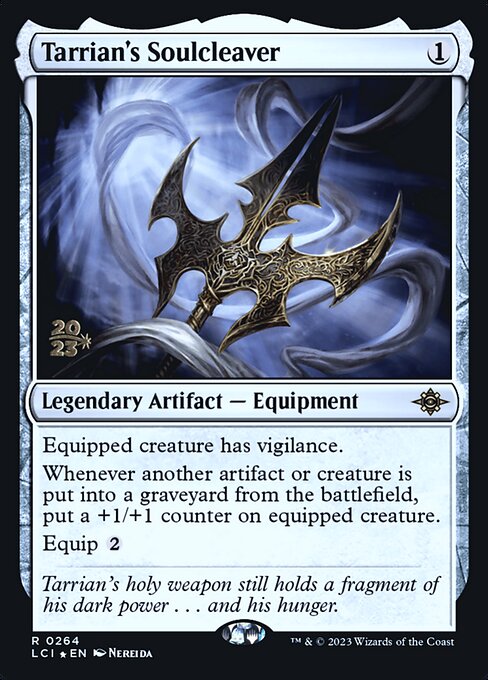 Tarrian's Soulcleaver — The Lost Caverns of Ixalan Promos #264s, art by Nereida