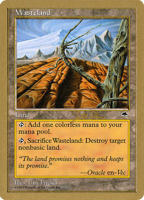 Wasteland — World Championship Decks 1999 #js330, art by Una Fricker