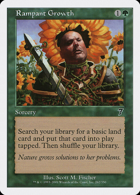 Rampant Growth — Seventh Edition #262, art by Scott M. Fischer