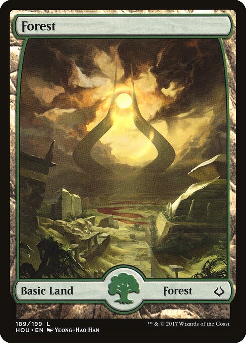Forest — Hour of Devastation #189, art by Yeong-Hao Han