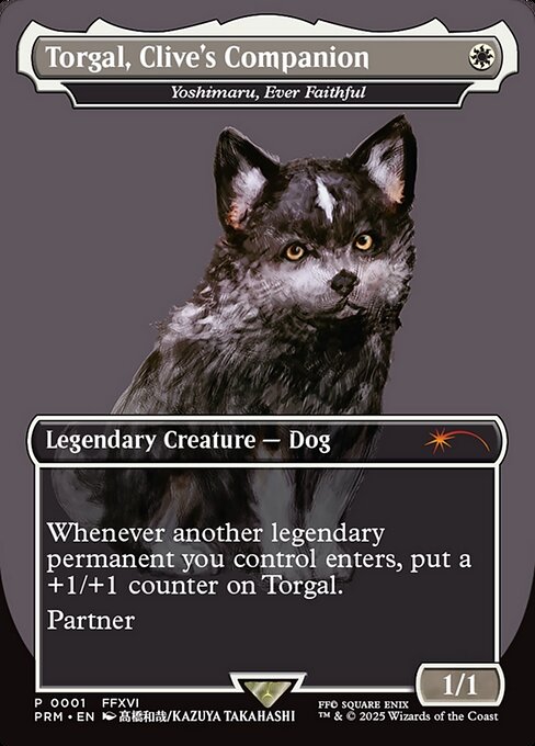 Yoshimaru, Ever Faithful — Torgal, Clive's Companion — MagicFest 2025 #5, art by Kazuya Takahashi