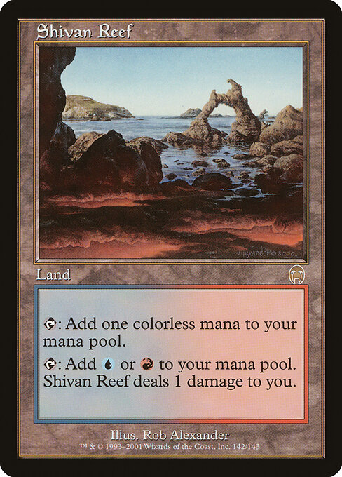 Shivan Reef — Apocalypse #142, art by Rob Alexander