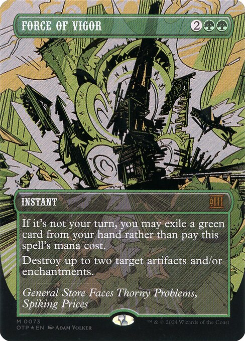 Force of Vigor — Breaking News #73, art by Adam Volker