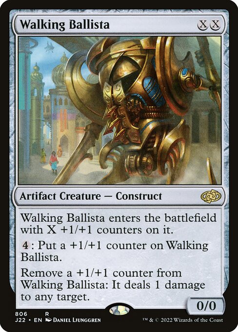 Walking Ballista — Jumpstart 2022 #806, art by Daniel Ljunggren
