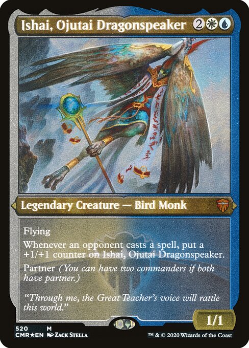 Ishai, Ojutai Dragonspeaker — Commander Legends #520, art by Zack Stella