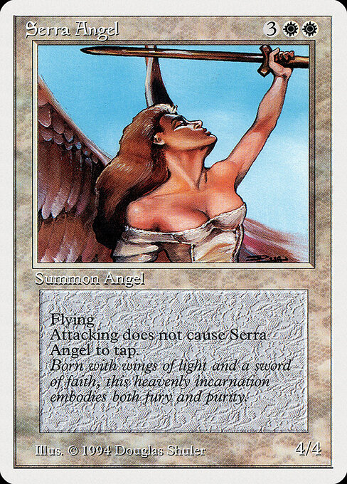 Serra Angel — Summer Magic / Edgar #40, art by Douglas Shuler