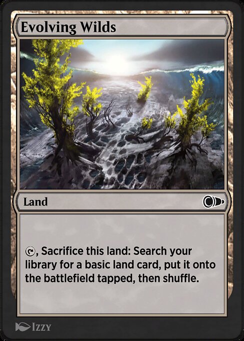 Evolving Wilds — Pioneer Masters #261, art by Izzy