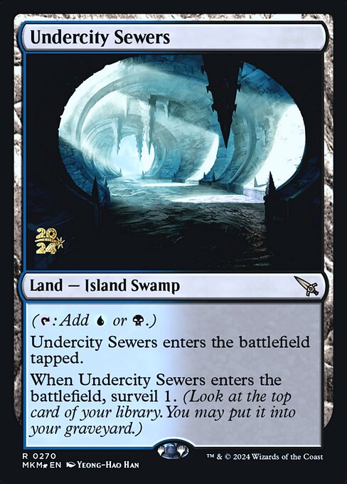 Undercity Sewers — Murders at Karlov Manor Promos #270s, art by Yeong-Hao Han