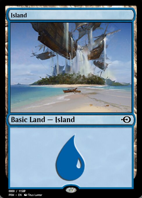 Island — Magic Online Promos #81852, art by Titus Lunter