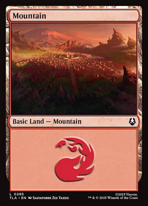 Mountain — Avatar: The Last Airbender #285, art by Salvatorre Zee Yazzie