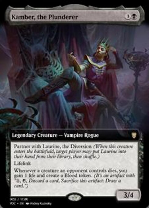 Kamber, the Plunderer — Magic Online Promos #95349, art by Andrey Kuzinskiy