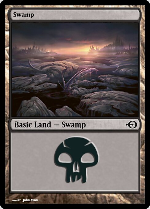 Swamp — Magic Online Promos #40048, art by John Avon