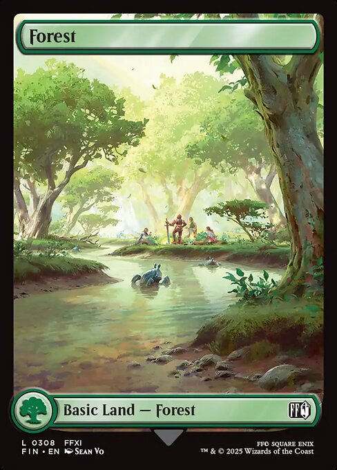 Forest — Final Fantasy #308, art by Sean Vo