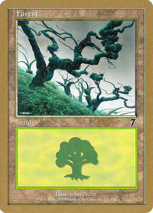 Forest — World Championship Decks 2002 #shh331, art by John Avon