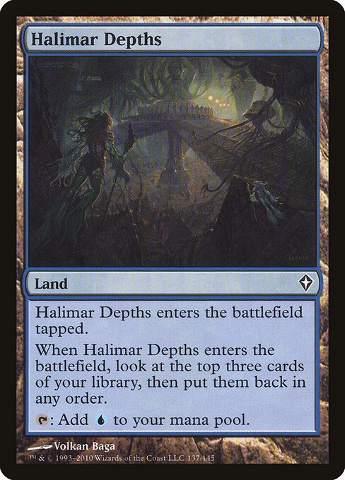 Halimar Depths — Worldwake #137, art by Volkan Baǵa
