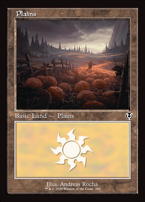 Plains — Innistrad Remastered #289, art by Andreas Rocha