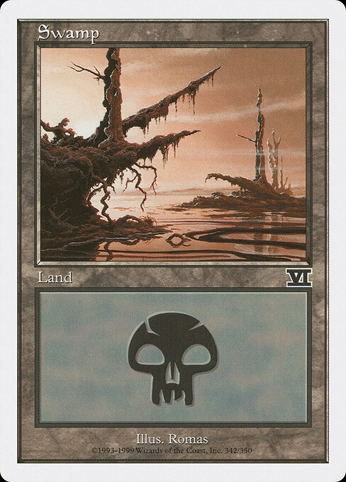 Swamp — Classic Sixth Edition #342, art by Romas Kukalis