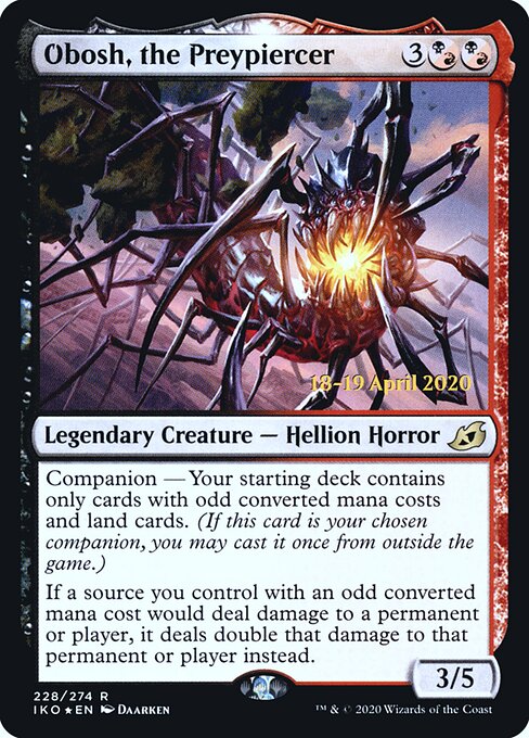 Obosh, the Preypiercer — Ikoria: Lair of Behemoths Promos #228s, art by Daarken