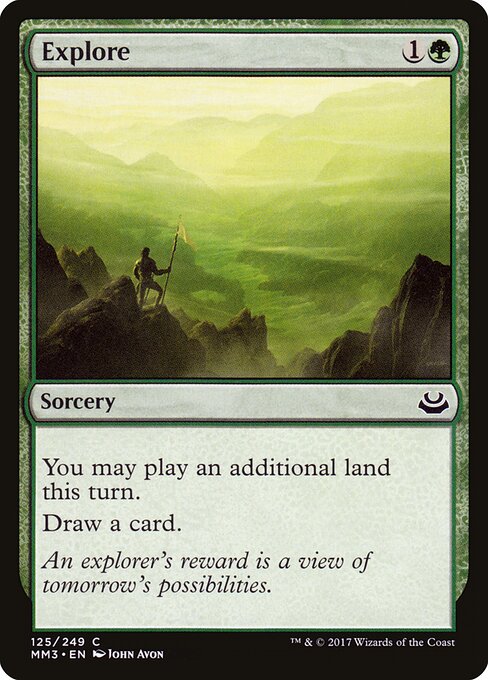 Explore — Modern Masters 2017 #125, art by John Avon