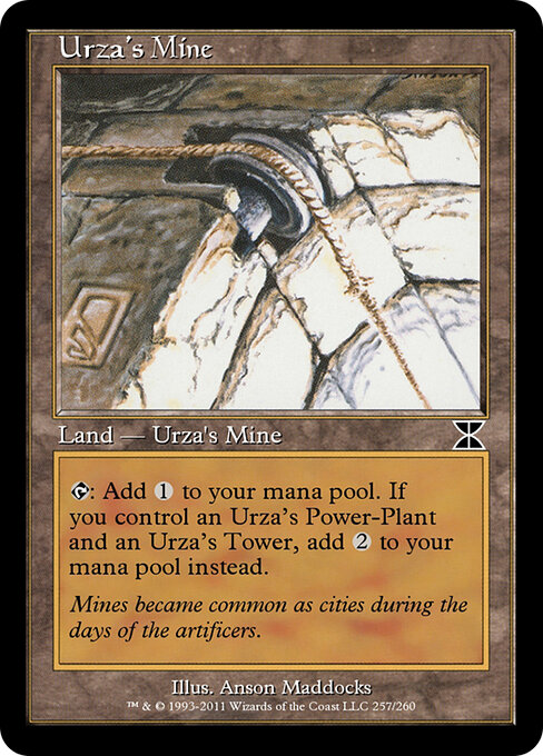 Urza's Mine — Masters Edition IV #257b, art by Anson Maddocks