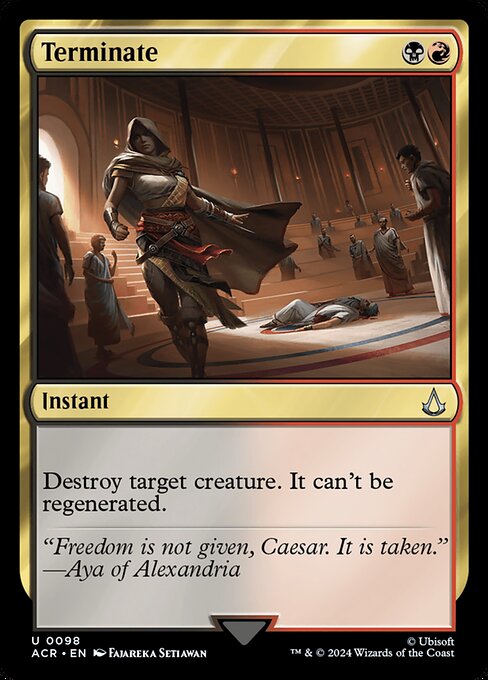 Terminate — Assassin's Creed #98, art by Fajareka Setiawan