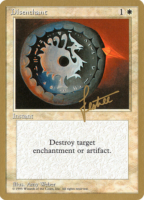 Disenchant — Pro Tour Collector Set #bl22, art by Amy Weber