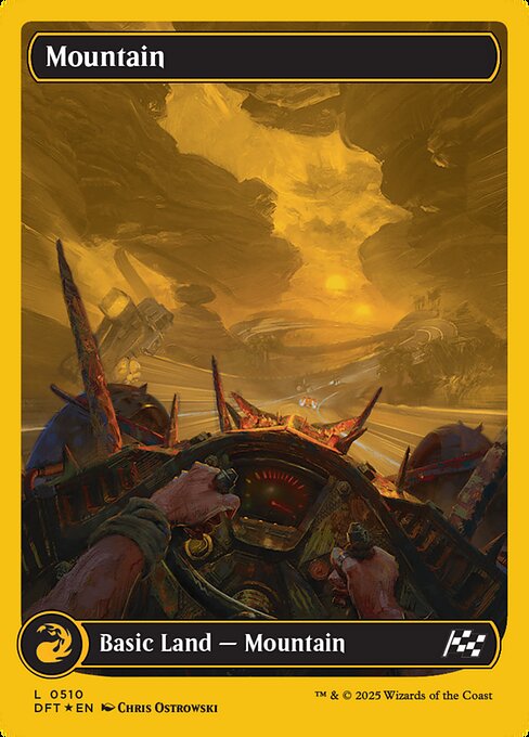Mountain — Aetherdrift #510, art by Chris Ostrowski