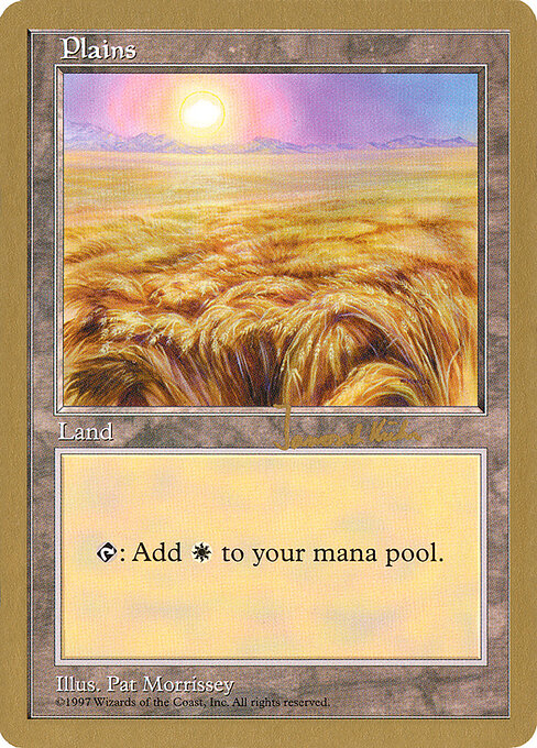 Plains — World Championship Decks 1997 #jk432, art by Pat Lewis
