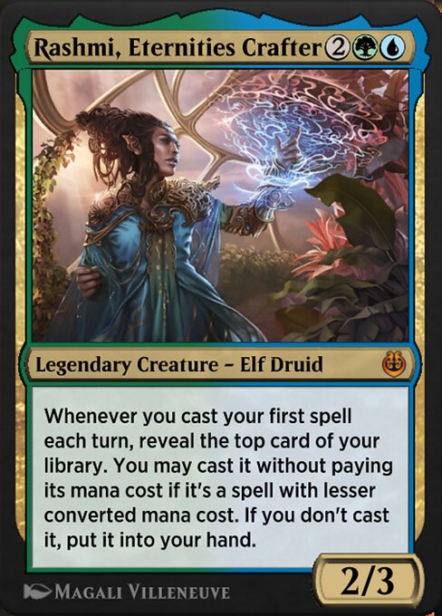 Rashmi, Eternities Crafter — Kaladesh Remastered #202, art by Magali Villeneuve