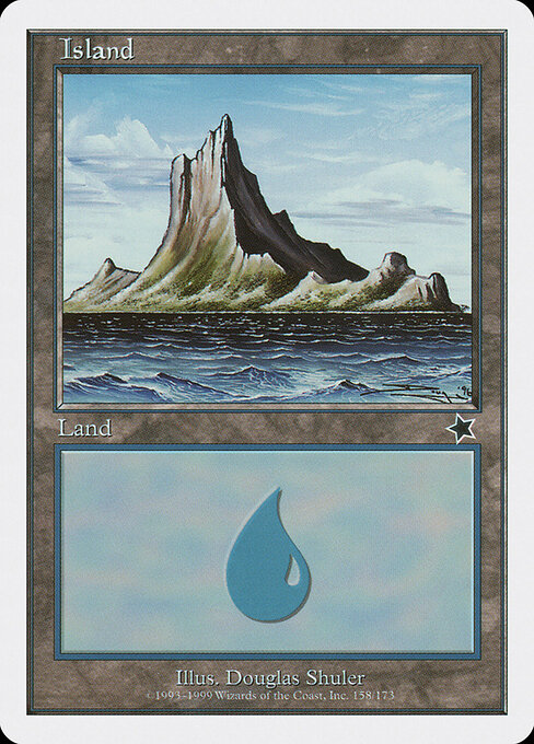 Island — Starter 1999 #158, art by Douglas Shuler