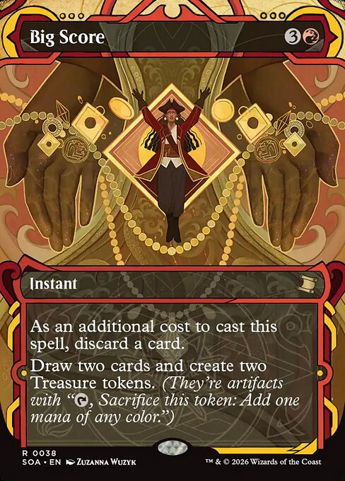 Big Score — Secrets of Strixhaven Mystical Archive #38, art by Zuzanna Wużyk
