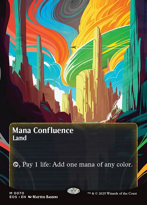 Mana Confluence — Edge of Eternities: Stellar Sights #70, art by Matteo Bassini