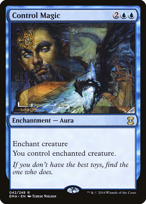Control Magic — Eternal Masters #42, art by Terese Nielsen
