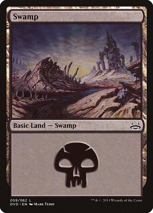 Swamp — Duel Decks Anthology: Divine vs. Demonic #59, art by Mark Tedin
