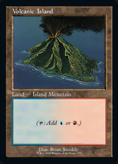 Volcanic Island — 30th Anniversary Edition #579, art by Brian Snõddy