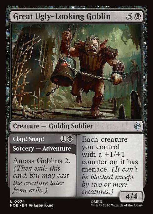 Great Ugly-Looking Goblin // Clap! Snap! — The Hobbit #74, art by Jason Kang
