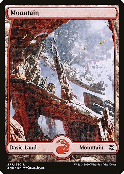 Mountain — Zendikar Rising #277, art by Chase Stone