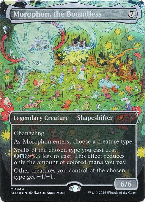 Morophon, the Boundless — Secret Lair Drop #1944, art by Natalie Andrewson