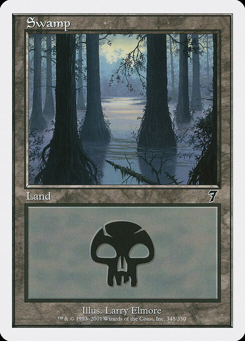 Swamp — Seventh Edition #348, art by Larry Elmore