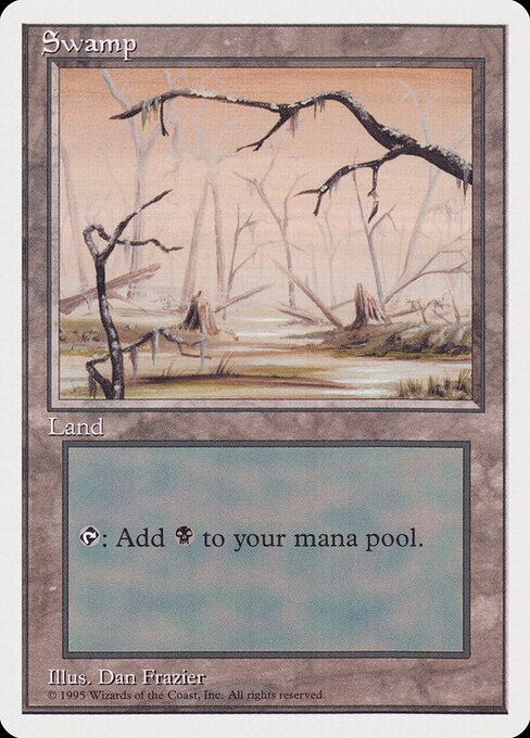 Swamp — Rivals Quick Start Set #58, art by Dan Frazier