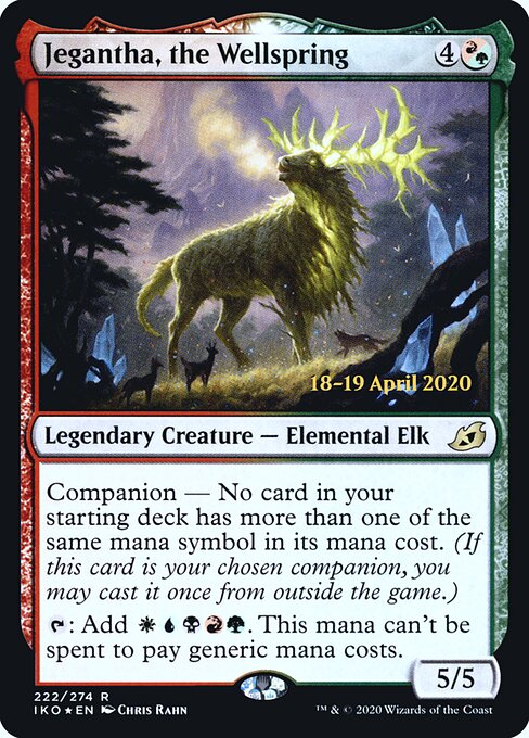 Jegantha, the Wellspring — Ikoria: Lair of Behemoths Promos #222s, art by Chris Rahn
