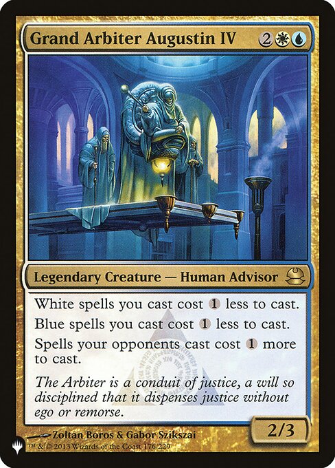 Grand Arbiter Augustin IV — The List #MMA-176, art by Zoltan Boros & Gabor Szikszai