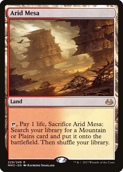 Arid Mesa — Modern Masters 2017 #229, art by Raymond Swanland