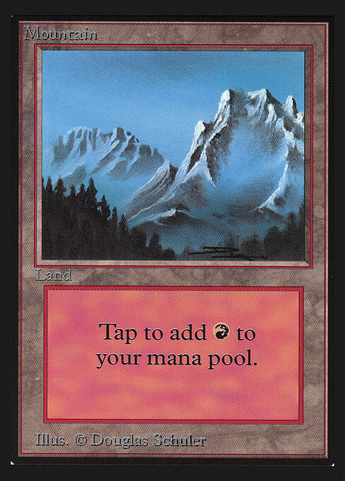 Mountain — Intl. Collectors' Edition #298, art by Douglas Shuler