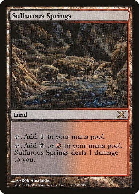 Sulfurous Springs — Tenth Edition #359, art by Rob Alexander