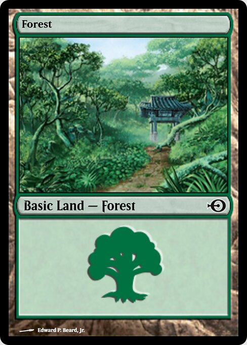 Forest — Magic Online Promos #251, art by Edward P. Beard, Jr.