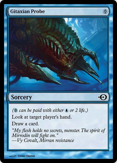 Gitaxian Probe — Magic Online Promos #46869, art by Trevor Claxton